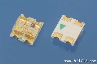 供应全新特价贴片LED 0603橙翠绿双色发光二极管